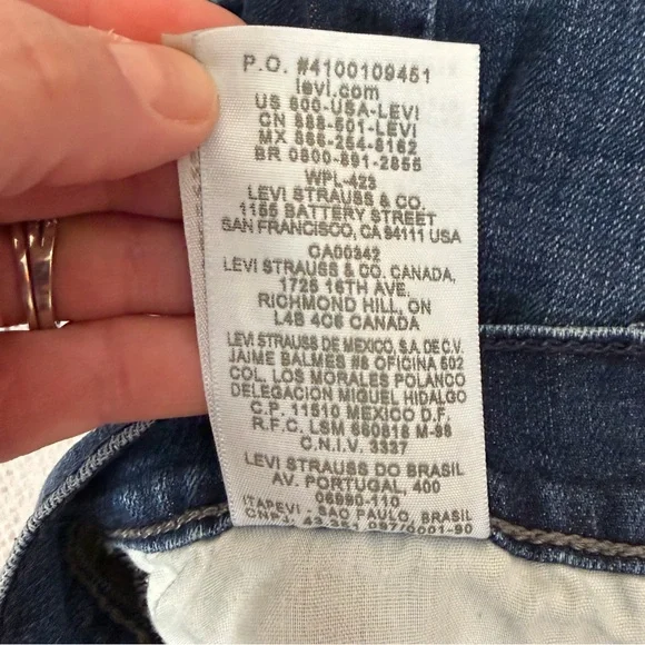 Levi’s 515 Mid-Rise Medium Wash Denim Jean Shorts Size 4 Classic Perfect Fit EUC - Picture 11 of 16